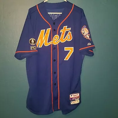 2014 Game Issued/Worn Majestic New York Mets Bob Geren Jersey 3 Patches Size 48 • $120