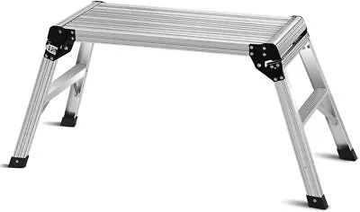Aluminum Work Platform Foldable Work Bench With Non-Slip Mats Portable • $53.99
