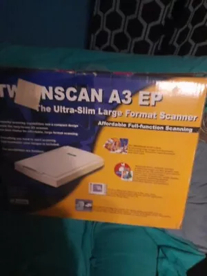 MUSTEK Twainscan  A3 EP Pro Large Format 11.7x17  Flatbed Scanner Brand New 1998 • $133