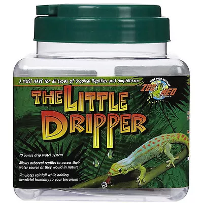 Zoo Med The Little Dripper Vivarium Terrarium Humidifier Chameleon Drinking • £13.42