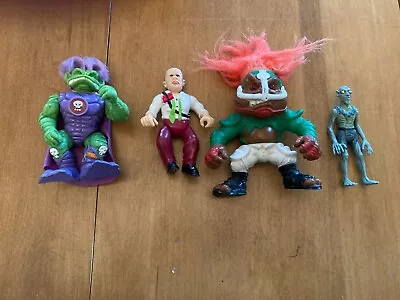 Lot Of 4 Vintage Action Figures Battle Trolls Stone Protectors Swamp Thing Skin • $20