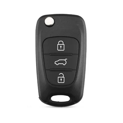 $7.04 • Buy 3 Button Flip Key Remote Case/Shell/Blank For Hyundai I30 I20 Elantra