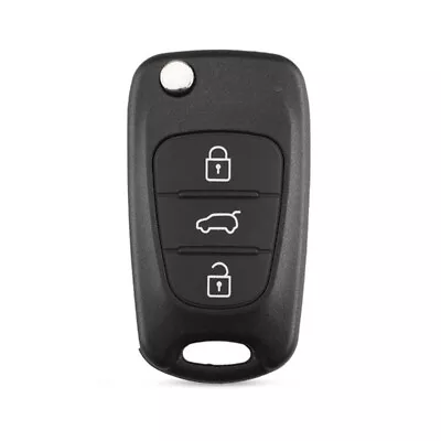 $7.04 • Buy 3 Button Flip Key Remote Case/Shell/Blank For Hyundai I30 I20 Elantra