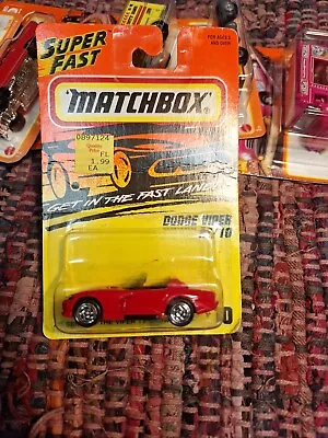 NEW Matchbox Superfast Dodge Viper RT/10 #10 RED VHTF • $4.50