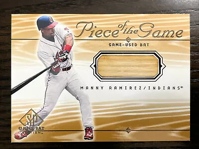 2000 SP Game Bat Edition Piece Of The Game #MR Manny Ramirez Game Used Bat • $3.50