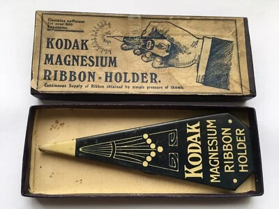 £34.99 • Buy C1910 Vintage Kodak Magnesium Ribbon=holder In Its Original Box
