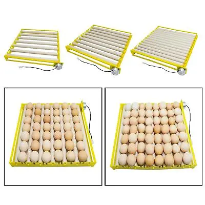 Plastic Egg Incubator Tray 360° Rotary Automatic Egg Turner For Duck Goose • £31.26