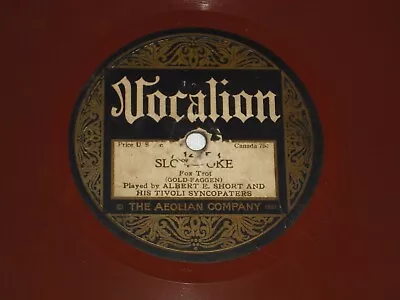 ALBERT E. SHORT & HIS TRIVOLI SYNCOPATERS (1923) VOCALION 10  Single • $8.79