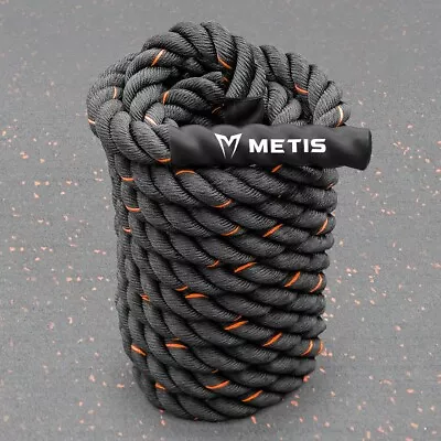 METIS Training Battle Rope [9m] | PREMIUM GRADE Fitness Rope - Power Strength • $141.89