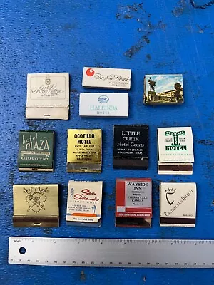 Vintage Matchbook Cover Lot Hotel & Motel • $28.50