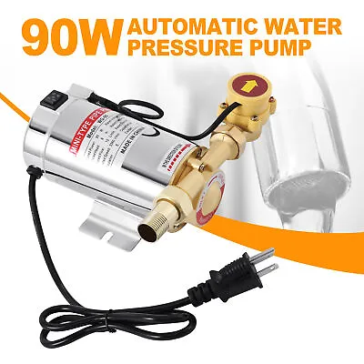 90W 110V Household Booster Pump  Automatic Boost Water Pressure Pump For Shower • $44.28