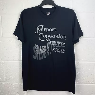 Fairport Convention Silver Jubilee 1992 T-Shirt Size XL Black Rare Vintage Music • £49.99