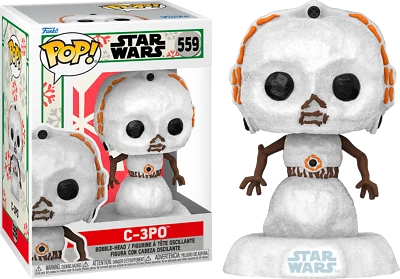 Star Wars Holiday - C-3PO Snowman #559 Funko Pop Vinyl Figure NEW • $44