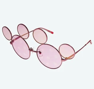 Tokyo Disney Resort Mickey Mouse Pink Heart Fashion Sunglasses NEW Fast Ship • $44.50