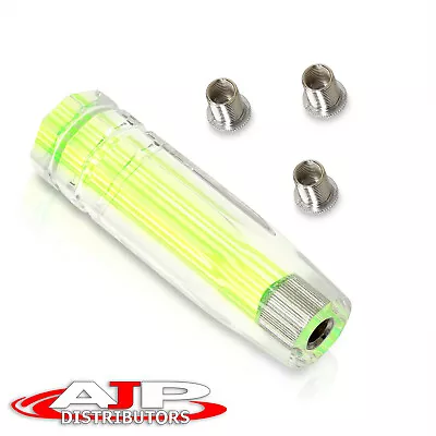 6  12X1.25mm Clear 3D Long Extended Drift Shift Knob Time Attack Green For BMW • $17.99