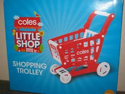 Coles Little (Mini) Shop 2 - Shopping Trolley BNIB Melb • $49.95