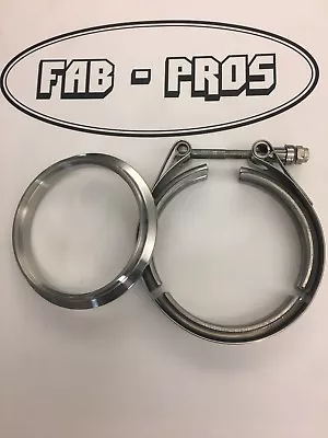 $36.95 • Buy Borg Warner 4  Exhaust V-band Downpipe Flange Clamp S400 S400SXE S475 S480 *T4* 