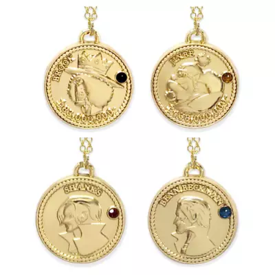 One Piece Coin Necklace Brook Jinbe Shanks Benn Beckman H21mm Japan • $29.90