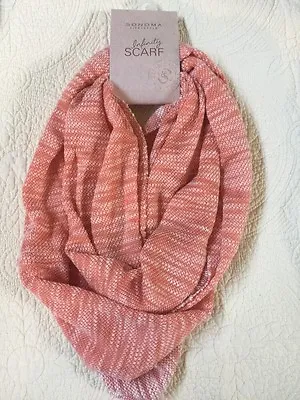 Sonoma Infinity Scarf Coral One Size • $11.82