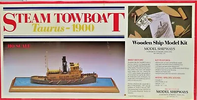 Model Shipways Kit 2021 Wooden Ship Model Kit Steam Towboat Taurus-1900 Ho Scale • $27