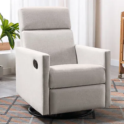 Modern Swivel Recliner Chair Single Reclining Sofa Chair Home Theater Seating • $324.99