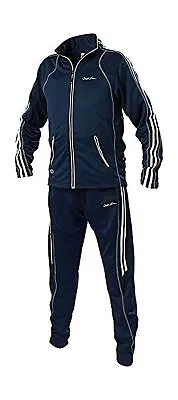 Cliff Keen Freestyle Wrestling Warm-Up Suit NAVY Jacket Pants WS4711 Medium • $156.28