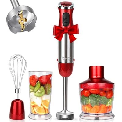 £49.98 • Buy IMMERSION HAND BLENDER Stainless Steel Stick Mixing Beaker Food Processor KOIOS