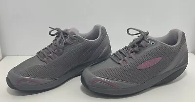 MBT S Sneakers Womens 10/10.5 Gray/pink Walking Shoes Toning Comfort Fitness EUC • $47