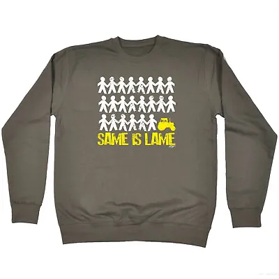 £18.85 • Buy Same Is Lame Tractor - Mens Womens Novelty Funny Sweatshirts Jumper Sweatshirt