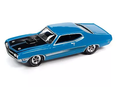 Johnny Lightning New BLUE 1971 Ford Torino Cobra 1/64th Diecast Car By AW MC31A • $7.95