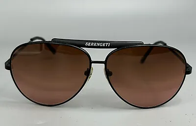 Corning Optics Serengeti Drivers Sunglasses Aviators DR-5372V Black Copper • $302.39