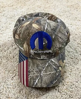 Mopar Camouflage Hat Cap USA Dodge Ram Jeep Adjustable Camo Outdoor Cap • $12