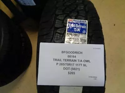 $230.39 • Buy 1 Bfgoodrich Trail Terrain Ta Owl P 285 70 17 117t Sl 08164 Tire Bq1