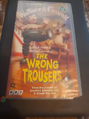 Wallace And Gromit - The Wrong Trousers (VHS/H 1994)  Free And Fast Post  • £4.25