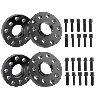 4x For Audi VolksWagen Staggered Wheel Spacers 5x100 5x112 15 MM & 20 MM 57.1 Mm • $62.99