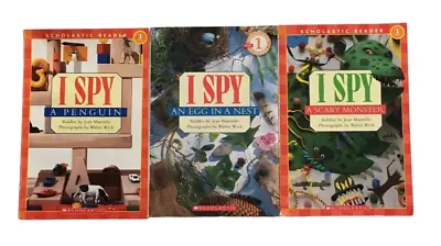 I Spy Books Scholastic Reader Level One By Jean Marzollo 3 Books • $4.95