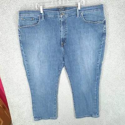 Lucky Brand Jeans Mens 52 X 27 Blue Denim Straight Fit • $20