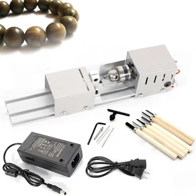 Mini Lathe Bead Polisher Machine DIY Woodworking Rotary Polishing Power Tool 12V • $35