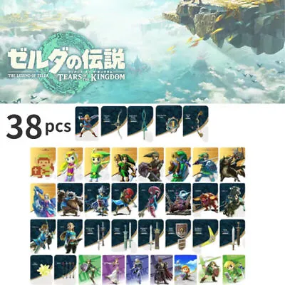 $28.99 • Buy 38 Pcs/set Game Zelda Breath Of The Wild Amiibo NFC Tag Game Cards For Switch