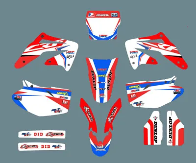 Background Decal Graphic Sticker Kit For Honda CRF450 R 2002 2003 2004  • $66.39