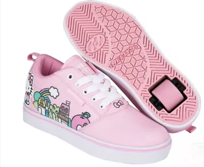 Heelys X Hello Kitty Pro 20 Prints - Baby Pink/Light Pink/White • £59.99