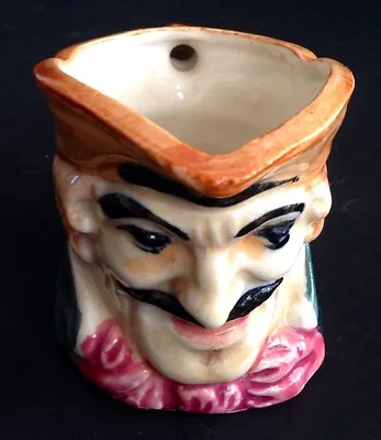 *Vintage* TOBY Pitcher Jug OCCUPIED JAPAN Man With Mustache POST WWII • $14.50