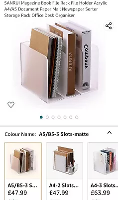 £5 • Buy Sanrui Magazine/book/filing Rack
