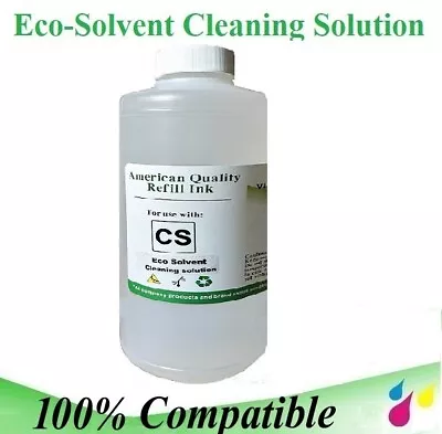 Eco Solvent Cleaning Solution Unblock Printhead For Roland Mutoh Mimaki Printer • $14.95