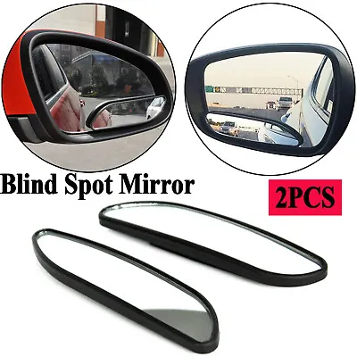 2X Blind Spot Mirror Auto 360° Wide Angle Convex Rear Side View Car Truck SUV • $5.49