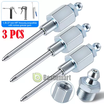 3PC Grease Injector Needle For Grease Gun Fitting Holder Joints Bearings Adaptor • $8.91