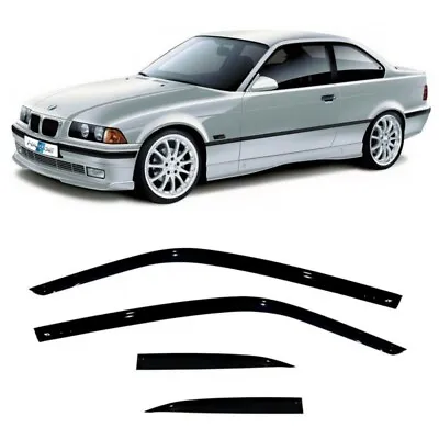 Windows Visors Deflector For BMW 3 (E36) 3 III Coupe 1991-1999 Sun Rain Guard • $119