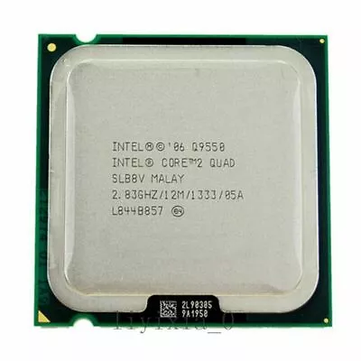 Intel Core 2 Quad Q9550 CPU 4-Core 2.83GHz/12M/1333 SLB8V LGA775 Processor • $27.27