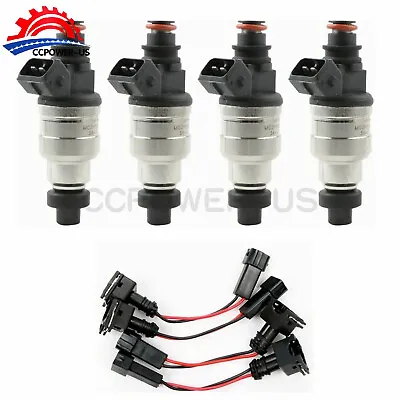 4(set) 550cc Fuel Injectors For Honda OBD1 OBD2 B16 B18 B20 D15 D16 D18 F22 H22 • $51.48