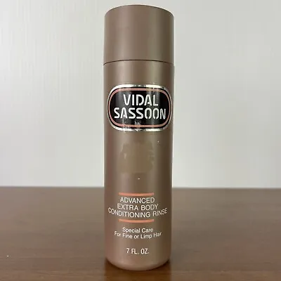 Vintage Vidal Sassoon Advanced Extra Body Conditioning Rinse Vintage 1987 • $29.90